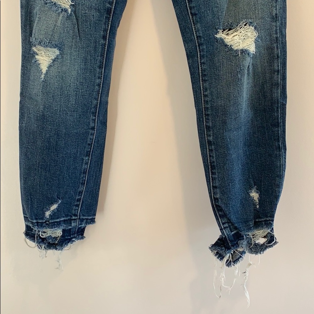 COPY - SOUTH MOON UNDER Cropped Girlfriend Jeans - Picture 8 of 15